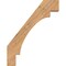 Ekena Millwork 5 1/2"W x 30"D x 38"H Merced Smooth Knee Brace, Western Red Cedar BRC06X30X38MRC00SWR - alternate 3